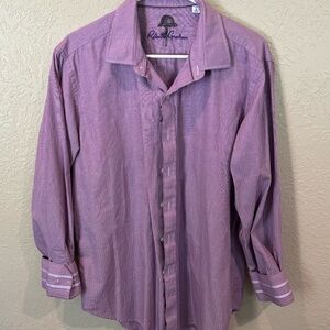 Robert Graham Lavender Button Down Shirt